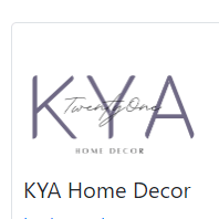 KYA Home Decor Discount Code